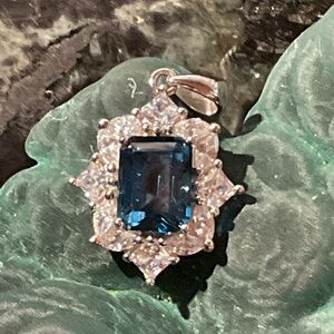 London Blue Topaz .925 Silver Pendant